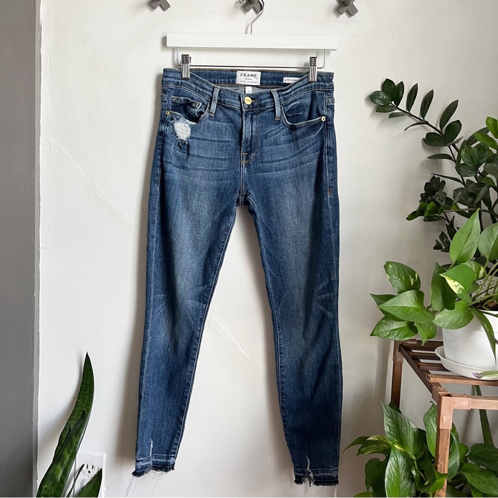 🎉SALE🎉 Frame Le Skinny de Jeanne Crop in Roberts